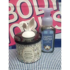 BBW Happy Easter Tutti Frutti Candy Foaming Hand Soap 3 Wick Candle & Accessory